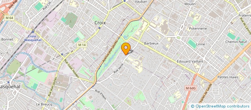 localisation de l'entreprise MONSIEUR GUILLAUME DUFRENE  CROIX