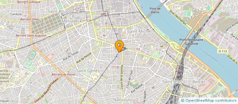 localisation de l'entreprise MONSIEUR GUILLAUME DUGLAS  BORDEAUX