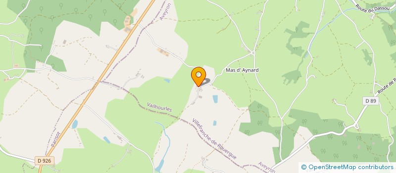 localisation de l'entreprise MONSIEUR GUILLAUME DULAU  VERFEIL