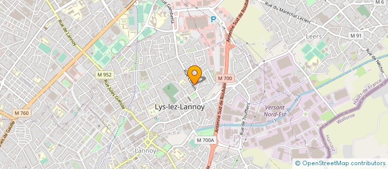 localisation de l'entreprise MONSIEUR GUILLAUME DULEU  LYS-LEZ-LANNOY
