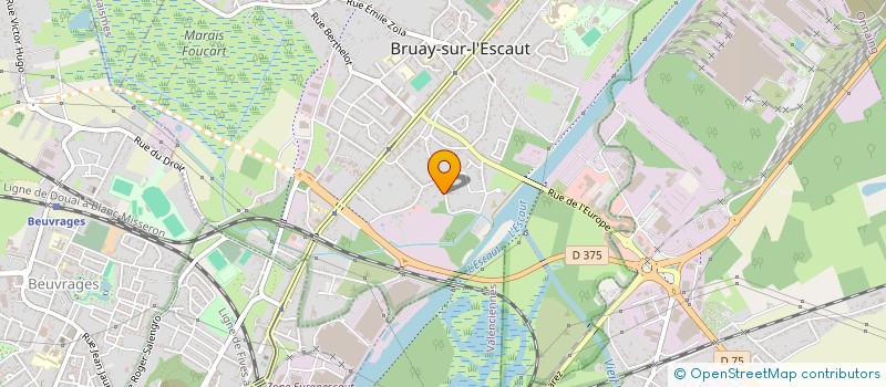 localisation de l'entreprise MONSIEUR GUILLAUME DUMEZ  BRUAY-SUR-L'ESCAUT