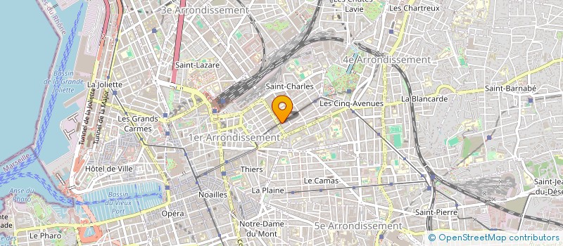 localisation de l'entreprise MONSIEUR GUILLAUME DUNAND à MARSEILLE