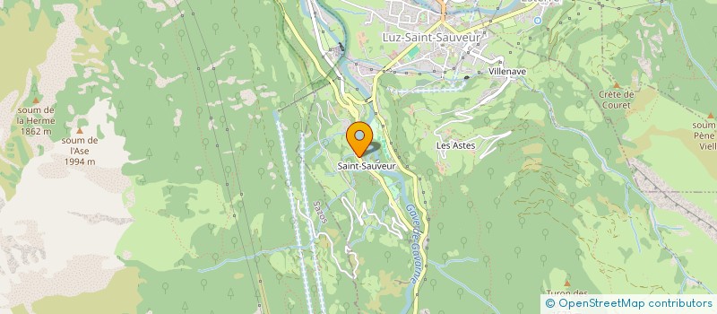 localisation de l'entreprise MONSIEUR GUILLAUME DUNET  LUZ-SAINT-SAUVEUR