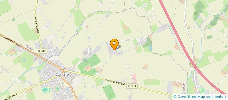 localisation de l'entreprise MONSIEUR GUILLAUME DUPONT  CAESTRE