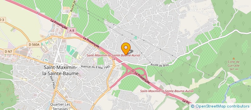 localisation de l'entreprise MONSIEUR GUILLAUME DUPONT à SAINT-MAXIMIN-LA-SAINTE-BAUME