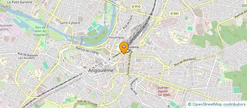 localisation de l'entreprise MONSIEUR GUILLAUME DUPONT  ANGOULEME