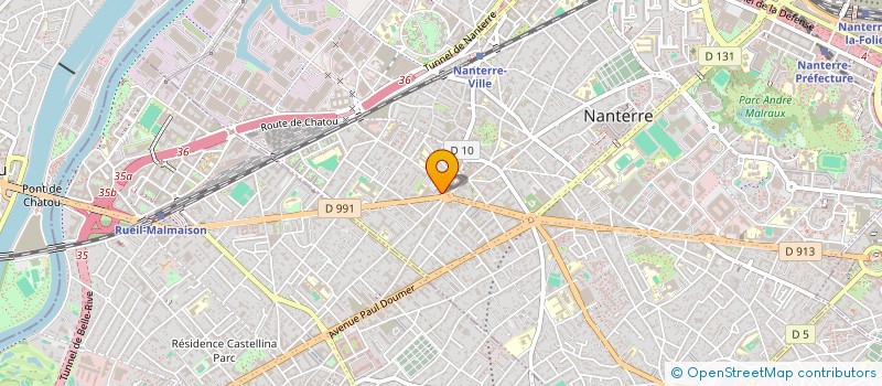 localisation de l'entreprise MONSIEUR GUILLAUME DUPRE à NANTERRE