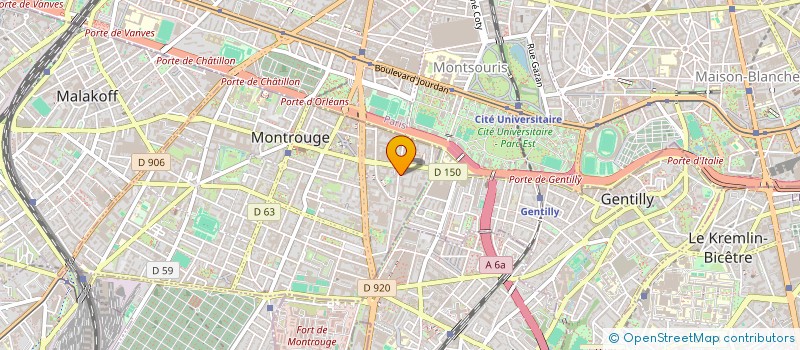 localisation de l'entreprise MONSIEUR GUILLAUME DURAND  MONTROUGE