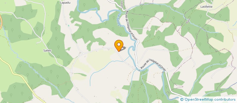 localisation de l'entreprise MONSIEUR GUILLAUME DURAND  SALIES-DE-BEARN