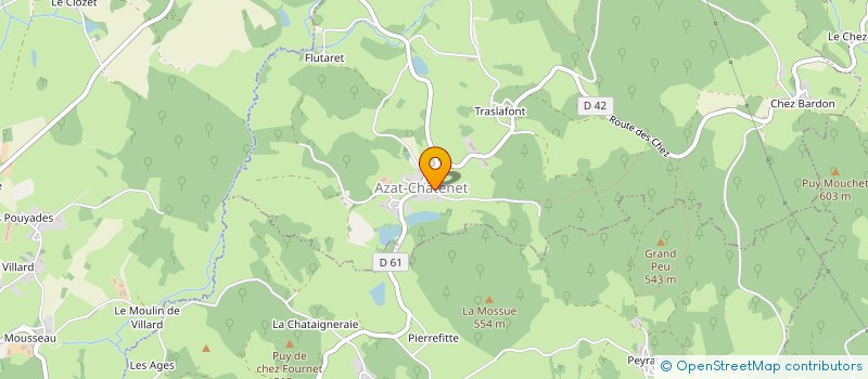 localisation de l'entreprise MONSIEUR GUILLAUME DURAND à AZAT-CHATENET