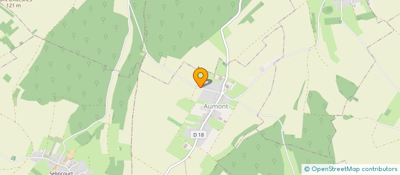 localisation de l'entreprise MONSIEUR GUILLAUME DURAND  AUMONT