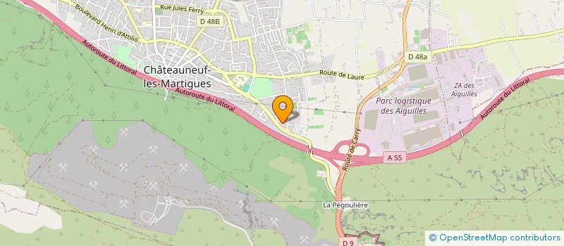 localisation de l'entreprise MONSIEUR GUILLAUME DUREY à CHATEAUNEUF-LES-MARTIGUES