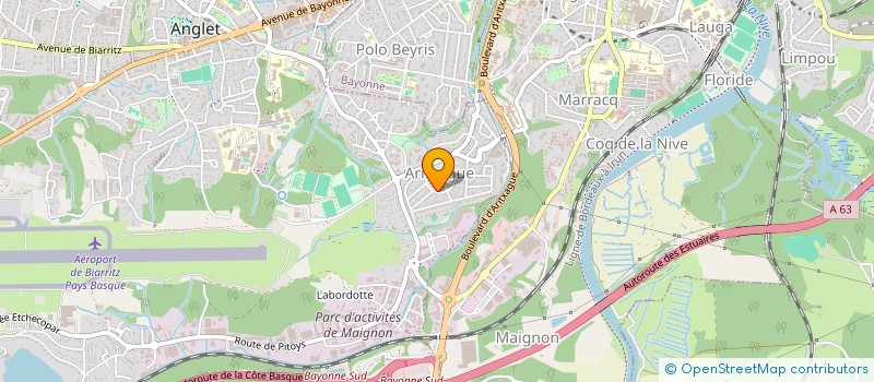 localisation de l'entreprise MONSIEUR GUILLAUME DURRUTY  ANGLET