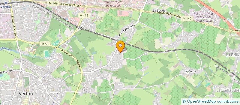 localisation de l'entreprise MONSIEUR GUILLAUME DUTIL  VERTOU
