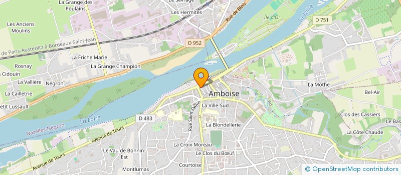 localisation de l'entreprise MONSIEUR GUILLAUME DUTOT  AMBOISE