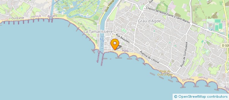 localisation de l'entreprise MONSIEUR GUILLAUME DUVAL  AGDE