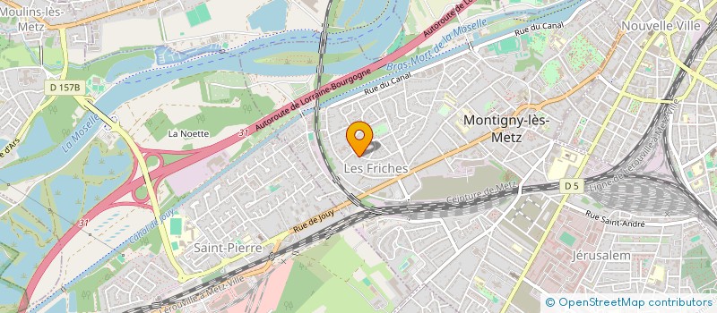 localisation de l'entreprise MONSIEUR GUILLAUME DUVAL  MONTIGNY-LES-METZ