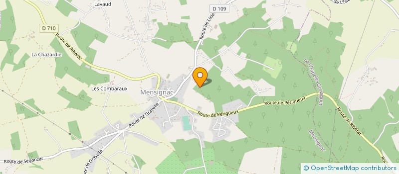 localisation de l'entreprise MONSIEUR GUILLAUME DUVALEIX  MENSIGNAC