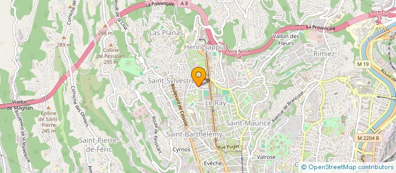 localisation de l'entreprise MONSIEUR GUILLAUME DUVERNAY à NICE