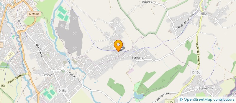 localisation de l'entreprise MONSIEUR GUILLAUME DUVOUX  GEX