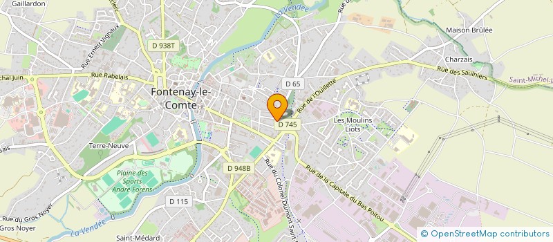 localisation de l'entreprise MONSIEUR GUILLAUME ECOLASSE à FONTENAY-LE-COMTE