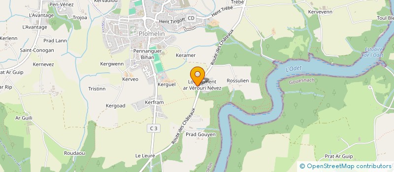 localisation de l'entreprise MONSIEUR GUILLAUME EGELE  PLOMELIN