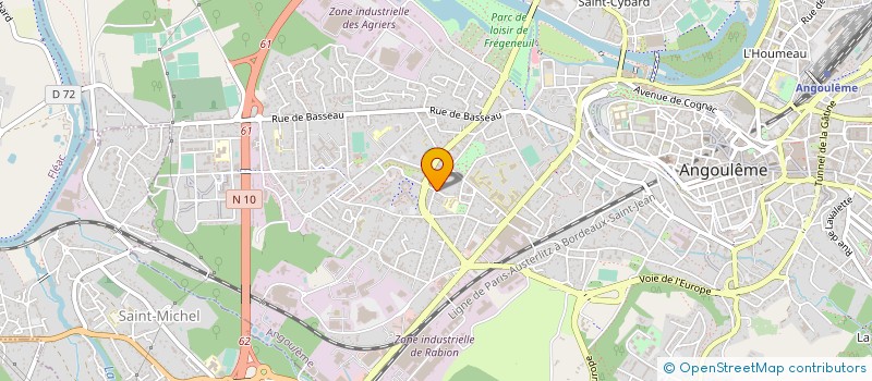 localisation de l'entreprise MONSIEUR GUILLAUME ELFRICK à ANGOULEME