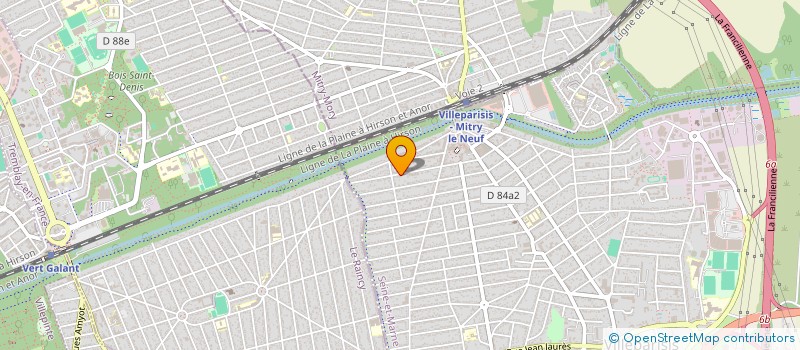 localisation de l'entreprise MONSIEUR GUILLAUME ELIE  VILLEPARISIS