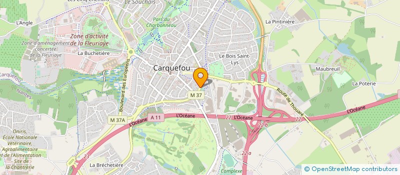 localisation de l'entreprise MONSIEUR GUILLAUME ELLUL  CARQUEFOU