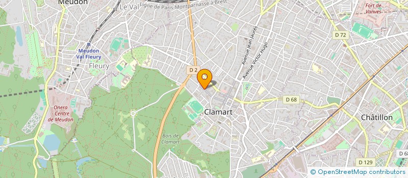 localisation de l'entreprise MONSIEUR GUILLAUME ESCOURROU à CLAMART