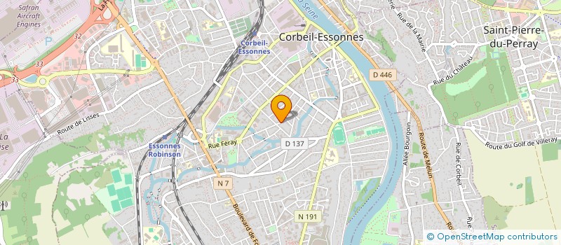 localisation de l'entreprise MONSIEUR GUILLAUME ESNAULT à CORBEIL ESSONNES