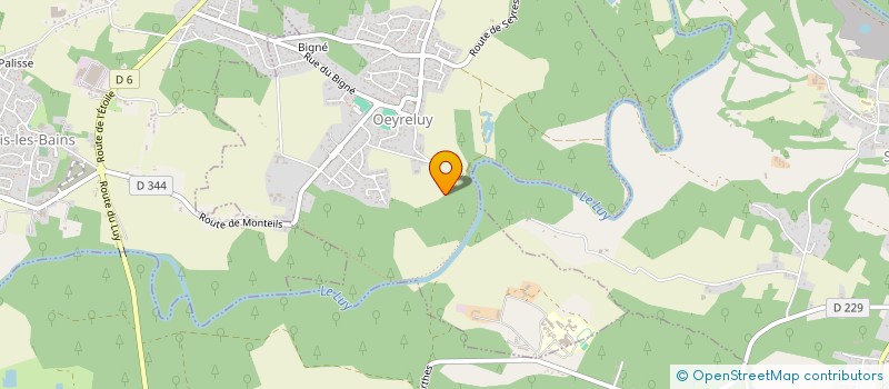 localisation de l'entreprise MONSIEUR GUILLAUME ESPASA-TUDO  OEYRELUY