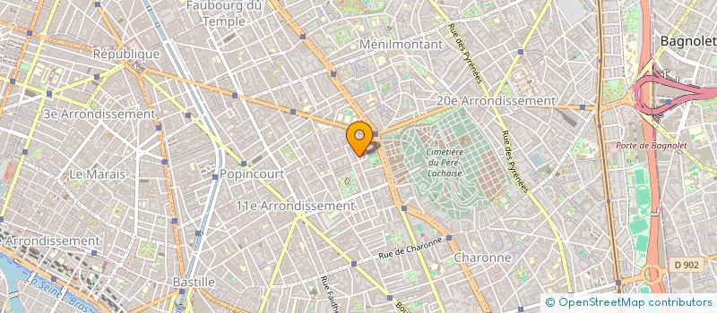 localisation de l'entreprise MONSIEUR GUILLAUME ESTIVIE  PARIS