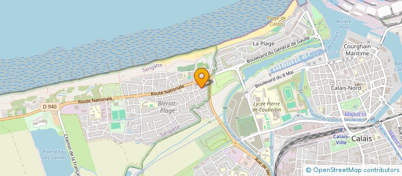 localisation de l'entreprise MONSIEUR GUILLAUME ETIENNE  SANGATTE