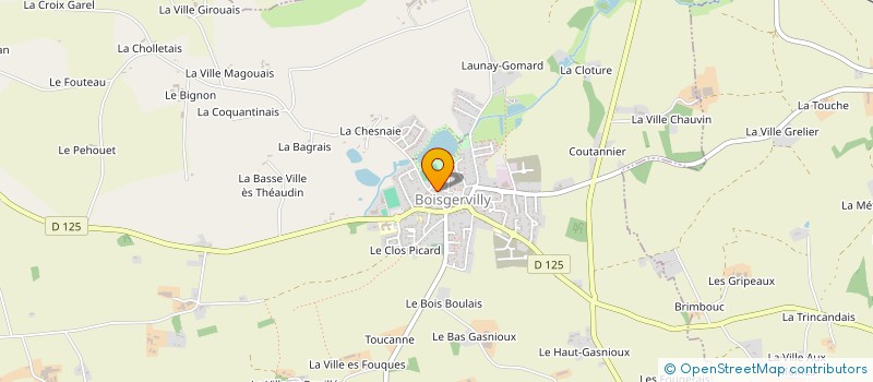 localisation de l'entreprise MONSIEUR GUILLAUME EVEN  BOISGERVILLY