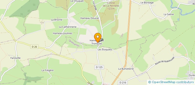 localisation de l'entreprise MONSIEUR GUILLAUME EVRARD  LA PERNELLE