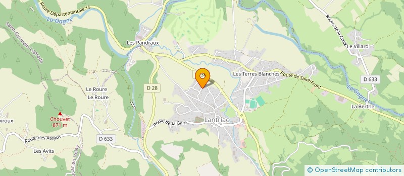 localisation de l'entreprise MONSIEUR GUILLAUME EXBRAYAT  LANTRIAC