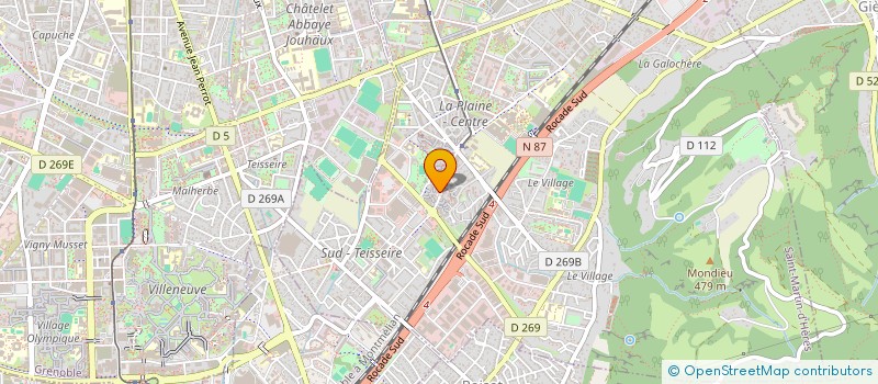 localisation de l'entreprise MONSIEUR GUILLAUME EYMARD  SAINT-MARTIN-D'HERES