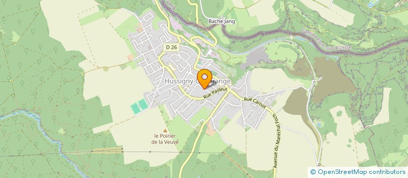 localisation de l'entreprise MONSIEUR GUILLAUME FABBRI  HUSSIGNY-GODBRANGE