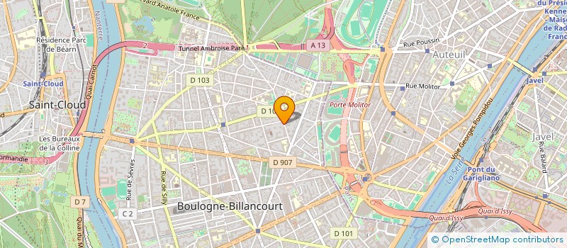 localisation de l'entreprise MONSIEUR GUILLAUME FABRE à BOULOGNE-BILLANCOURT