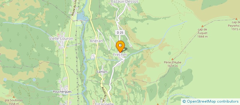 localisation de l'entreprise MONSIEUR GUILLAUME FADUILHE  CAZAUX-FRECHET-ANERAN-CAMORS