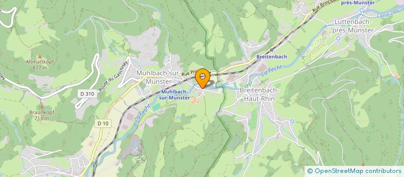 localisation de l'entreprise MONSIEUR GUILLAUME FAFFA à MUHLBACH-SUR-MUNSTER