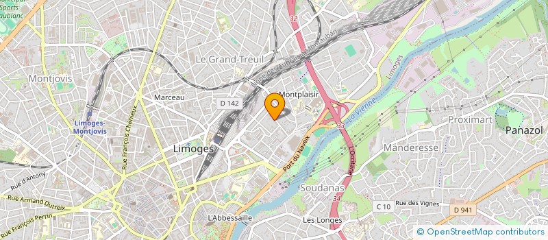 localisation de l'entreprise MONSIEUR GUILLAUME FAFOURNOUX à LIMOGES