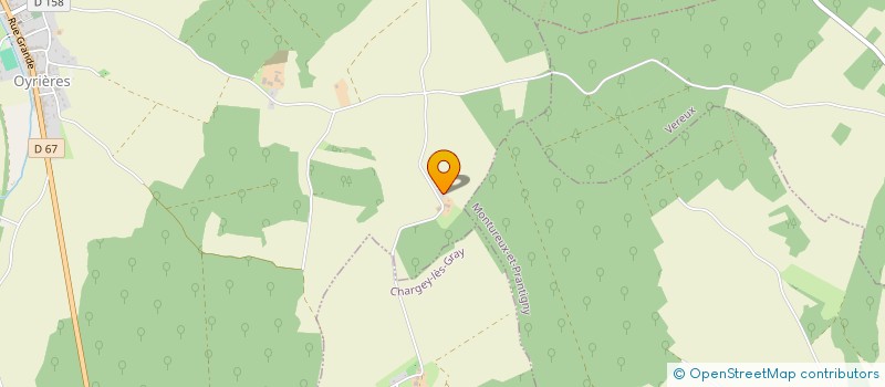 localisation de l'entreprise MONSIEUR GUILLAUME FAIVRE  OYRIERES