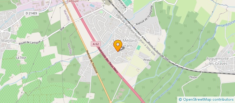 localisation de l'entreprise MONSIEUR GUILLAUME FARBOS  SAINT-MEDARD-D'EYRANS