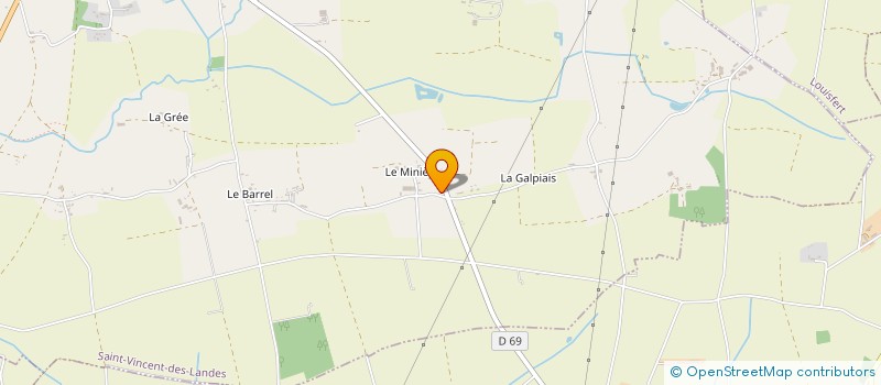 localisation de l'entreprise MONSIEUR GUILLAUME FAUCHEUX  SAINT-VINCENT-DES-LANDES