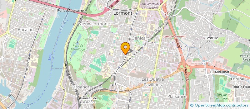 localisation de l'entreprise MONSIEUR GUILLAUME FAUGERE à LORMONT