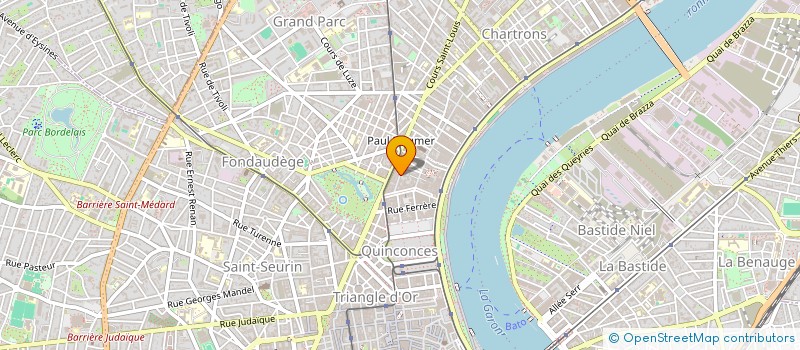 localisation de l'entreprise MONSIEUR GUILLAUME FAUQUEUR  BORDEAUX