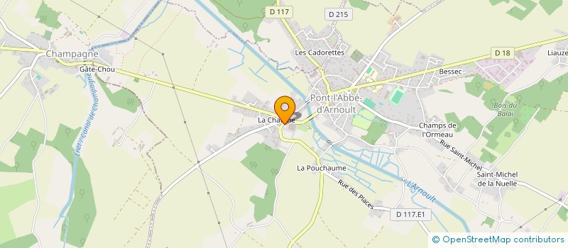 localisation de l'entreprise MONSIEUR GUILLAUME FAVREAU  PONT-L'ABBE-D'ARNOULT