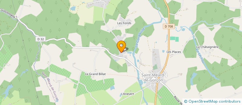 localisation de l'entreprise MONSIEUR GUILLAUME FAVRETTO  SAINT-MEARD-DE-GURCON